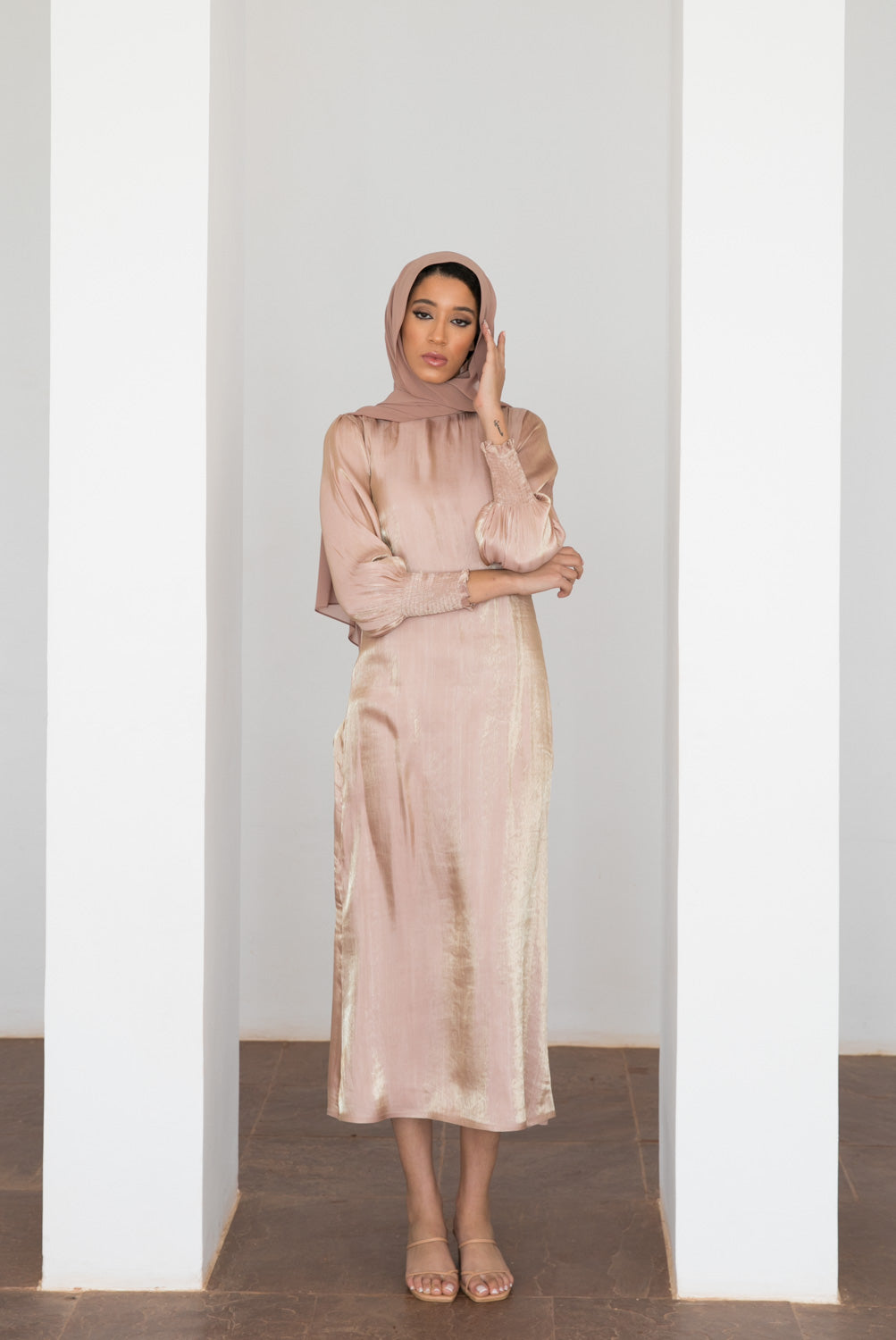 Dusty rose dress outlet uk