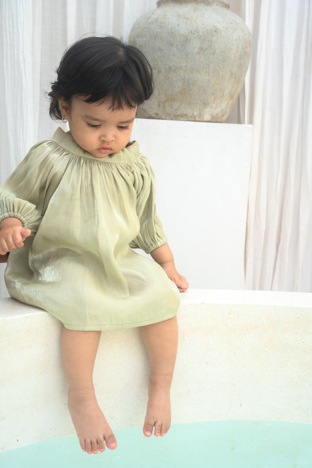 Whispering Willow Baby Dress